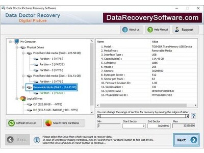 Digital Pictures Recovery Software